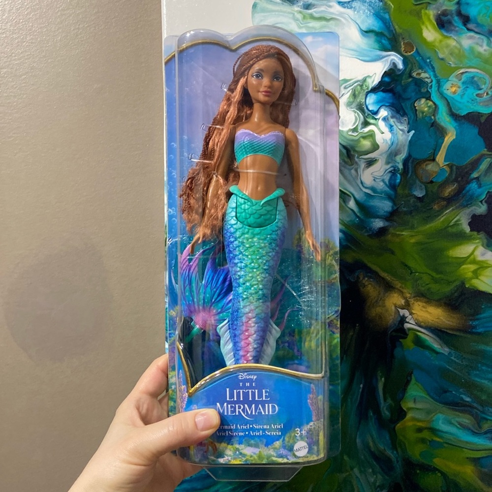 New Disney The Little Mermaid Movie Ariel Fashion Doll Mattel